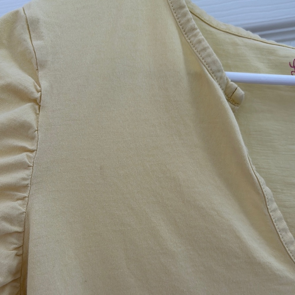 Lilly Pulitzer Pima Ruched Sleeve Top - Picture 5 of 9